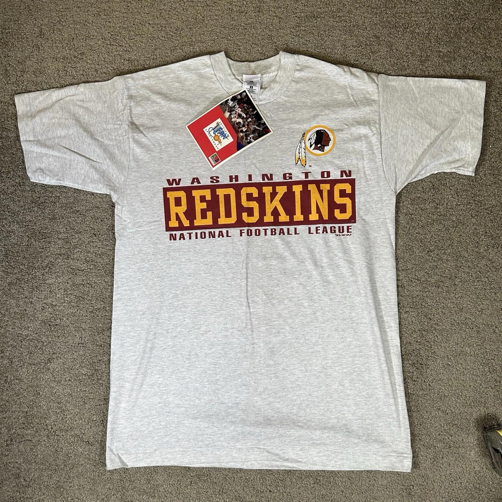 

Vintage Washington Redskins Shirt Mens Large Logo 1993 Fan Sportswear Deadstock 4XL