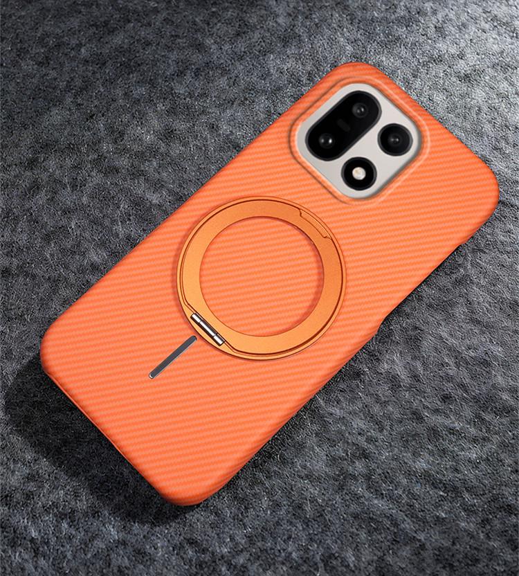 OnePlus 15T/ACE6 Magnetic Carbon Fiber Texture Phone Case with 1+Turbo6 Bracket