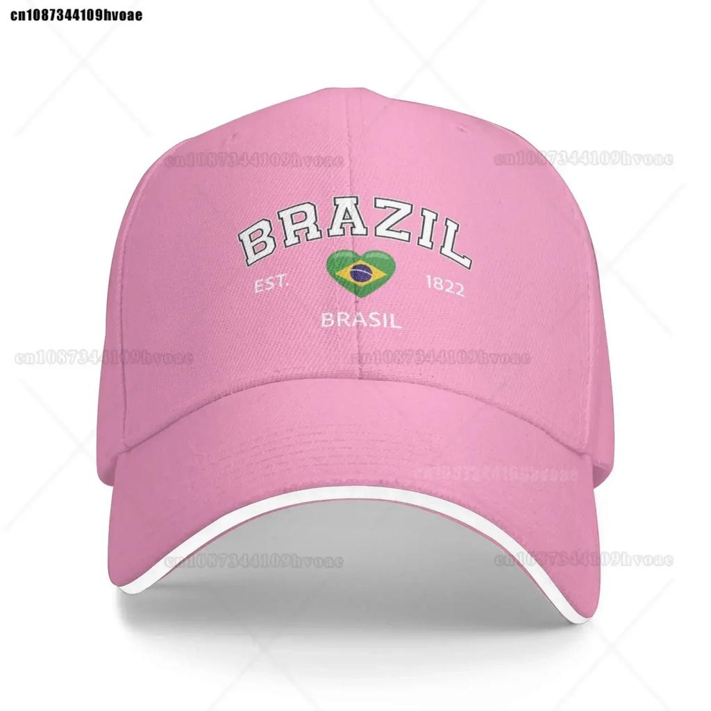 Fashion Flag Hats Brazil EST Baseball Cap Unisex Adjustable Summer Sport Caps Brasil Sandwich Caps Snapback Golf Hat