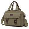 Retro Canvas Messenger Bag for Men – Oversized Crossbody Sling with Anti-Theft Pocket, Perfect for Business Trips & Hiking