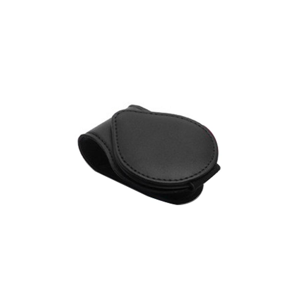 1PC Car Sun Visor Leather Glasses Sunglasses Card Ticket Holder Clip Accessories