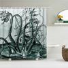 Funny Art Octopus Printed Shower Curtain Washable Curtain With Hook Bathroom Decorative Curtain 3D Shower Curtains 300*180Cm