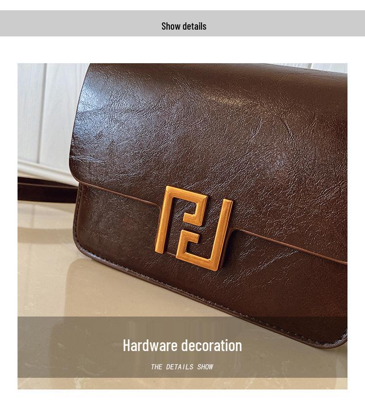 2024 Trendy Women's High-End Retro Crossbody Square Bag