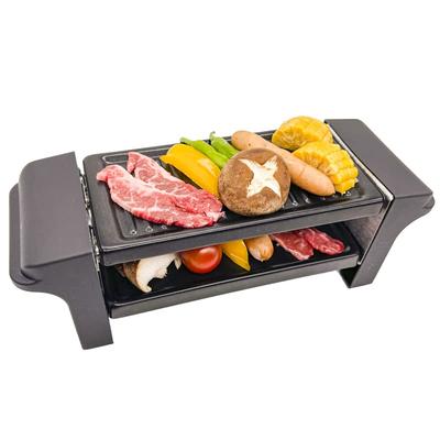 Πλάκα ψησίματος OMNI για ένα άτομο Yakiniku μαύρη OM-KHA07 2 επιπέδων