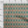 oneOone Cotton Flex Fabric Floral & Paisley Block Print Sewing Fabric BTY 40 Inch