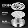 1/2 Pcs Hot Sale Portable Stainless Steel Mosquito Coil Holder Household Round Hollow Out Fireproof Incense Holder Base with Lid