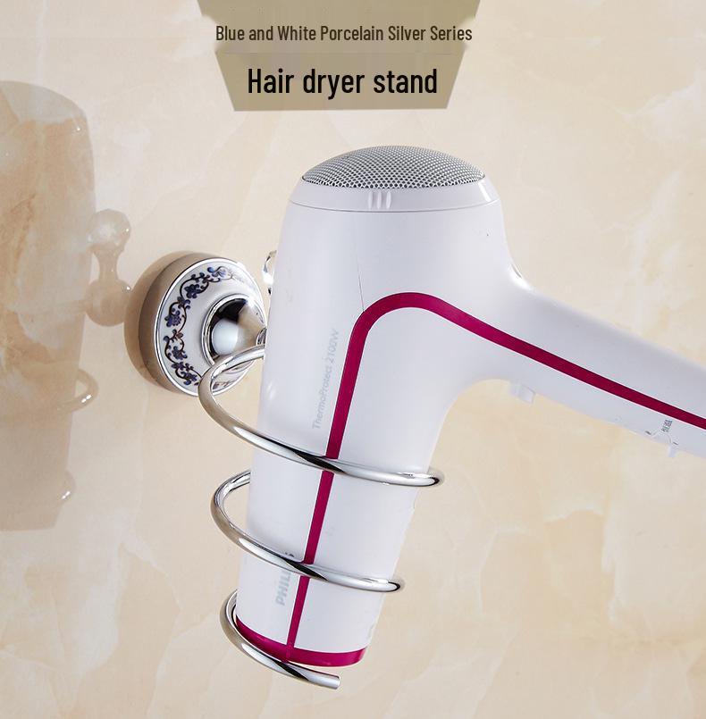 European Stainless Steel No-Drill Bathroom Set: Towel & Toilet Wall Storage Rack