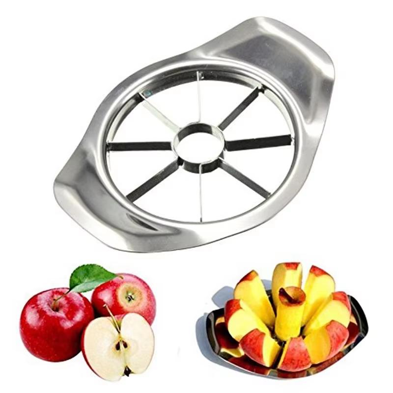Stainless Steel Apple Slicer Core Remover Fruit Cutter Kitchen Knife Utensil for Home Use