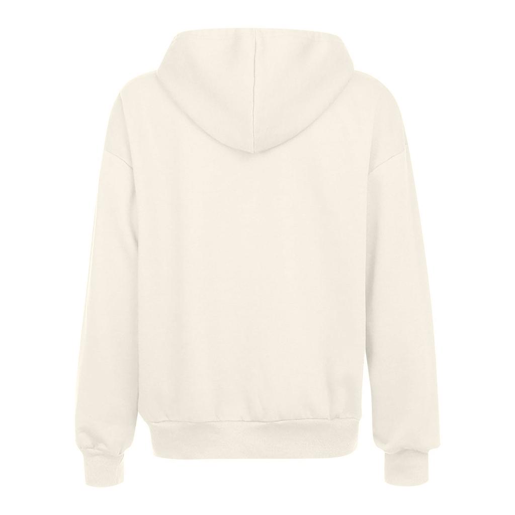 Women's Fashion Casual Color Pocket Long Sleeve Hoodie