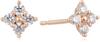 10K Pink Gold Earrings 111616153103 4℃ (4℃) (PG)