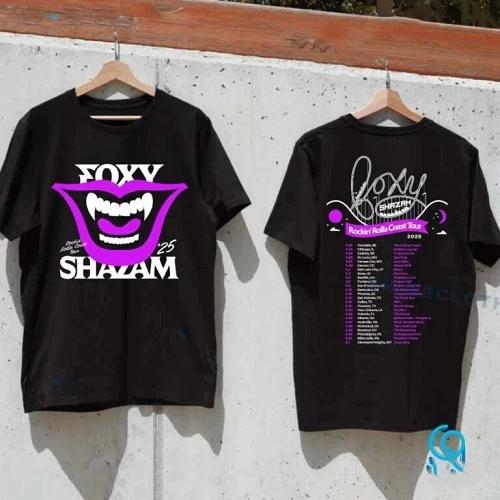Foxy Shazam Rockin’ Rolla Coast Tour 2025 Unisex T-shirt T-Shirt Gift Fans 2XL