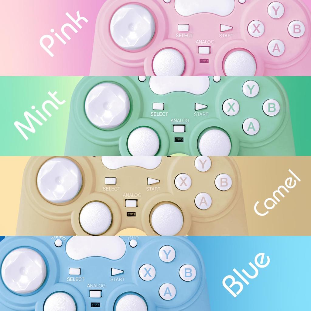 Allone PC x 6 x 10 for PC Rapid Fire Wired Favorite Cute Controller, Pink, 16.5 cm, Games, Function, Only, Color, Lightweight, (ALGA-PCCPK)