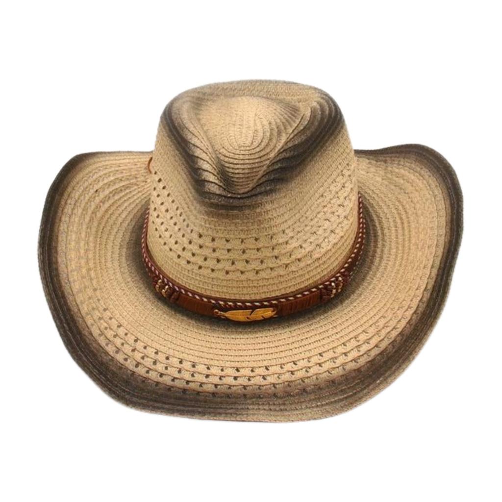 Bohemian Straw Hat Breathable Cool Hat Model Street Shot Jazz Hat Spring Summer Beach Straw Hat