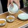 Zestaw filiżanek do herbaty Kung Fu Zestaw do herbaty z grubej ceramiki Filiżanka do herbaty Celadon Czajnik Yixing Filiżanki i kubki ceramiczne Naczynia do herbaty Czajniki Gaiwan Samowar