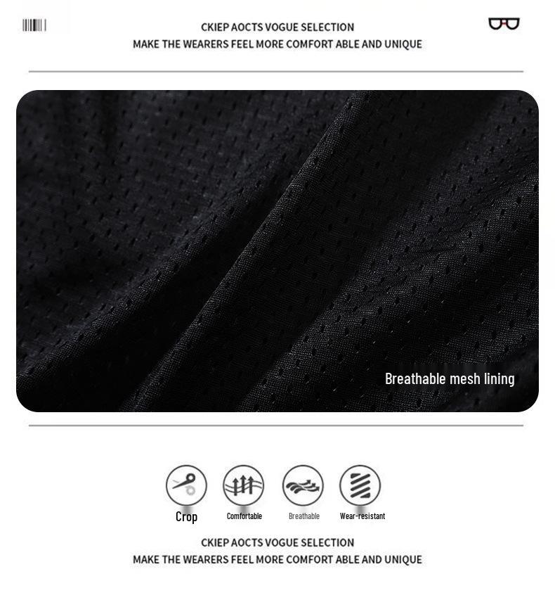 Cross2026 Men's Trendy Stand-up Collar Casual Jacket - Spring/Autumn, Loose-Fit, Academy Style, Lightweight, Sports Design