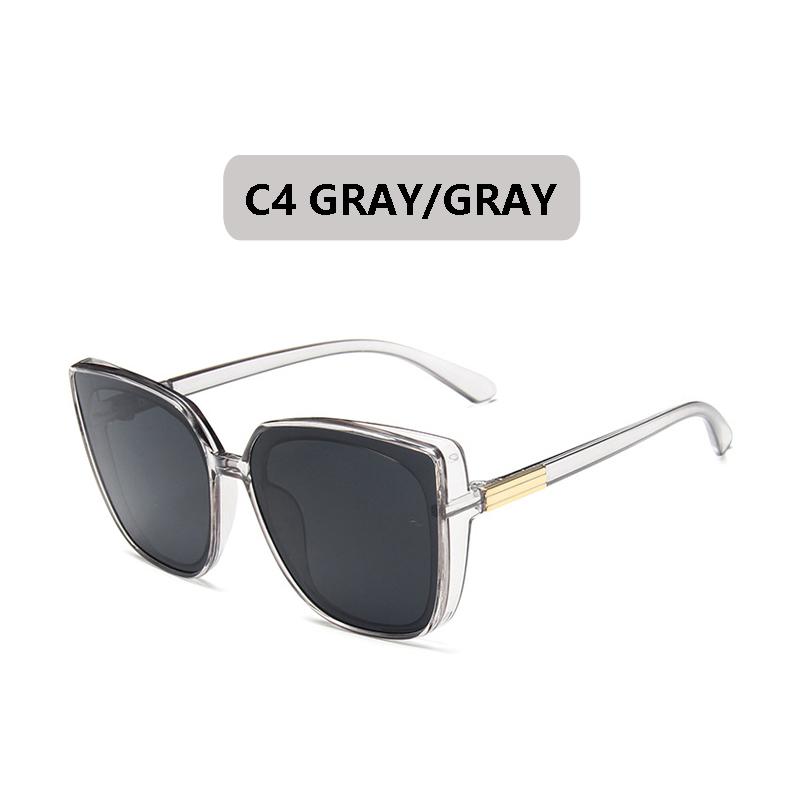 Fashion Square Sunglasses Women Luxury Brand Big Frame Cat Eye Sun Glasses Ladies Classic Vintage Goggle Female GlassesUV400