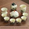 Chaxun Ru Kiln Panda Kung Fu Tea Set