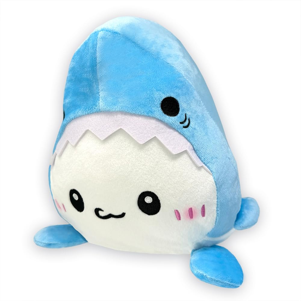 Loveys Shark Plush Toy XL Approx. 37cm Official Large Cute (Sumoppi (White))