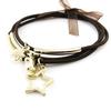 Les Trésors De Lily [J2015] - Fancy Gold Brown 'Stars' Bracelet