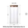Glass Storage Jars with Bamboo Lids