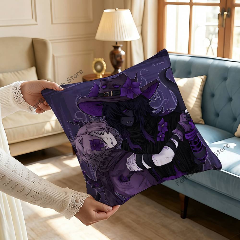 Azure Fanart Cushion For Bedroom Car Coffee Shop Room and Living Room Sofa Decorative Pillow Cover Case