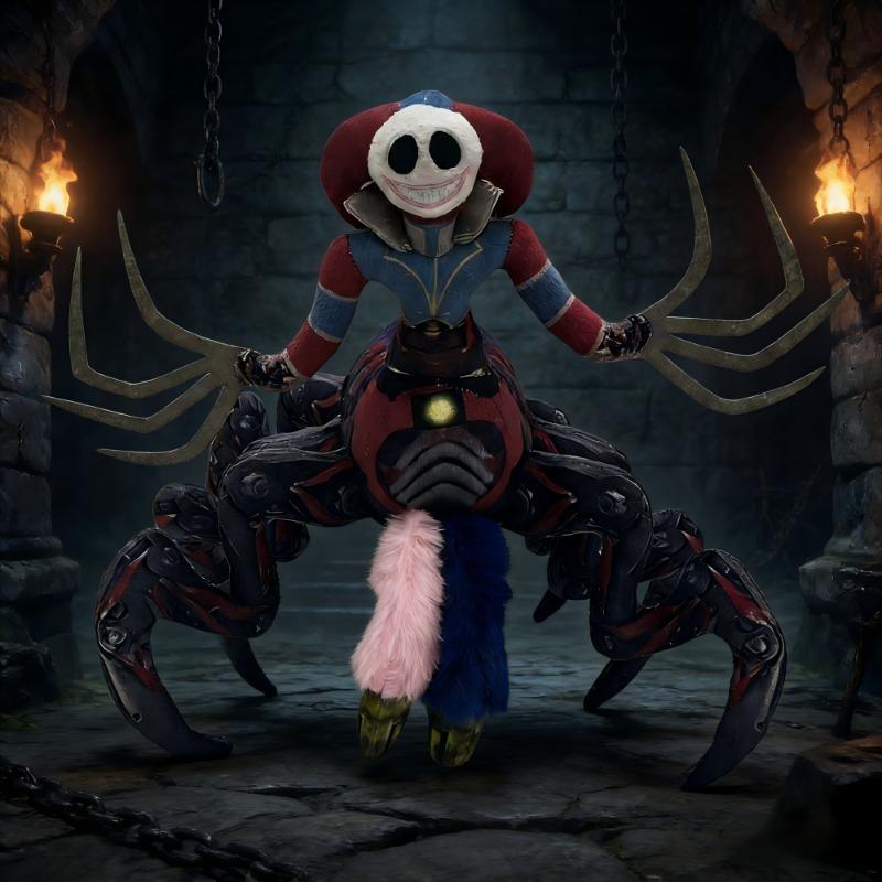 Brandneues Horror-Spiel Giblet Chum Chompkins Pullover Niedliche Animations-Accessoires Spielzeug Geburtstags-Weihnachtsgeschenke Plüsch und Kuschelig Stofftier Flauschig Zum Kuscheln