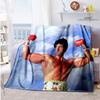 The Champion of Boxing 3D Printed Blanket Rock-y Character Blanket for Fans Bedding Bedspread Sofa Air Condition Warming Cover