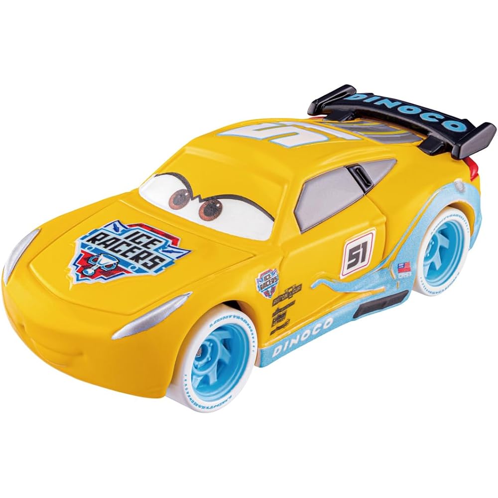 Takara Tomy Disney Cars Tomica C-25 Cruz Ramirez Ice Racing Miniature Toy Car for Ages 3 and Up