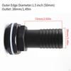 Barrel Channel Hose Nozzle, Opening for Tank Overflow, Attachment, Thick IBC Channel, Rain