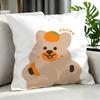 Animal Quokka Cushion Cover Cushion Cover Set 4Pcs 50X50 45X45 40X40 Pillowcase Decorative Sofa Home Decor