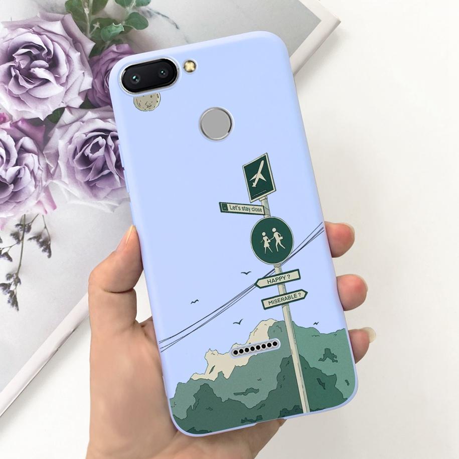 For Xiaomi Redmi 6 Case Redmi 6A Cover Cute Dinosaur Duck Cat Shockproof Bumper For Xiomi Redmi 6 6A Fundas Redmi6 Redmi6A Coque