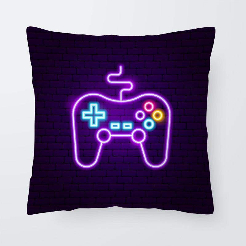 Super Hot Gaming Fan Video Game Pad Cushion Cover Decorative Pillowcase Living Room Sofa  Bed Cart Throw Pillow