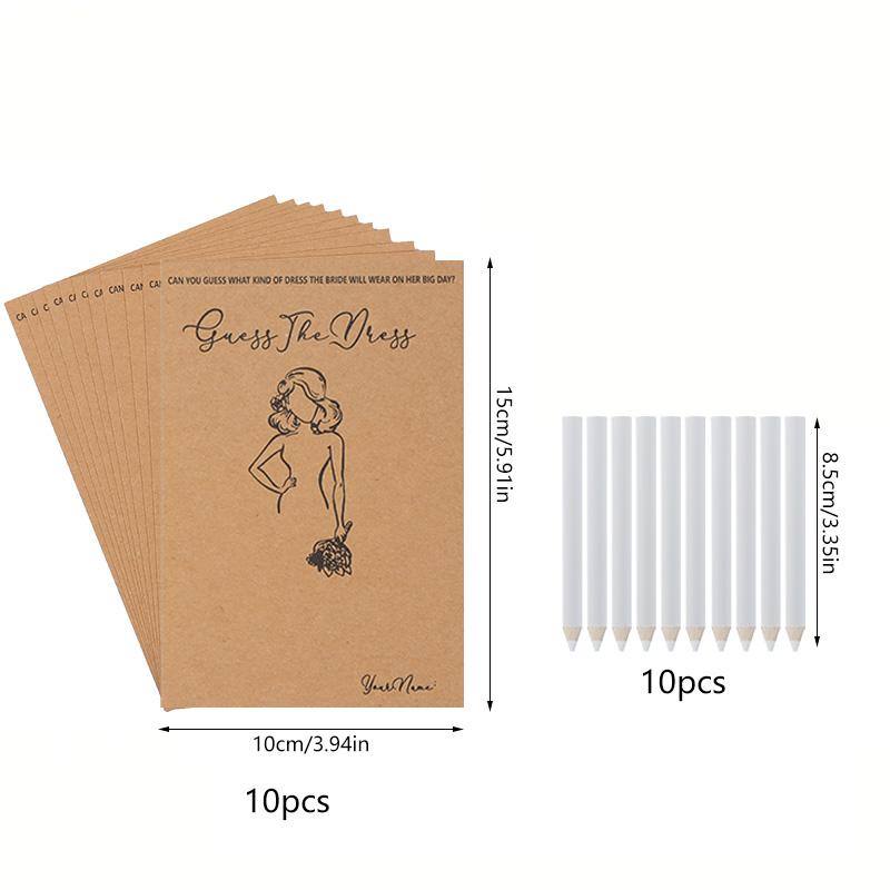 

10 комплектов карточек для игры «Свадебное платье» с ручками, Угадай платье, Игры для рисования на девичнике, Куриная вечеринка, Вечеринка бакалавра, Свадебное украшение