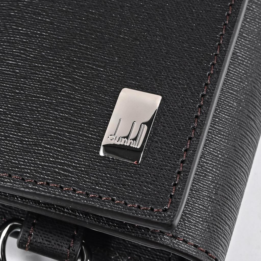 Dunhill Sidecar 6-Key Case with Key Ring, FP5020, Dark Brown PVC [Used]
