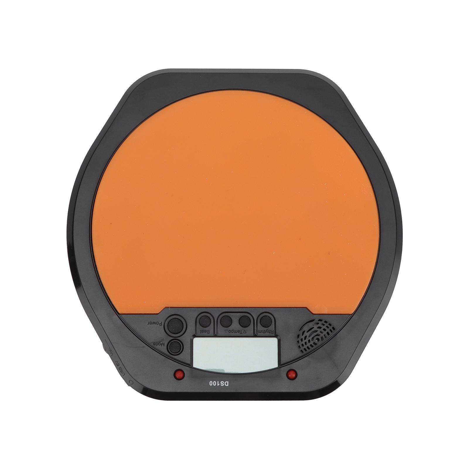 

Барабанный метроном Пэд для практики Симуляция Цифровой ЖК-дисплей Электронный для тренировки барабанщиков