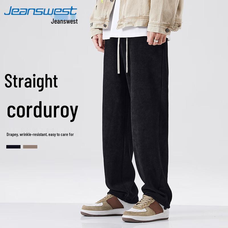 

Jeanswest Men s Heavy Corduroy Wide Leg Trousers 2XL
