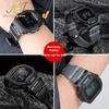 For Casio Small Square Gbd-200sm Gbd-200 Cat Silicone Watch Strap Men Sports outdoors Watchband Black Gray Rubber accessories