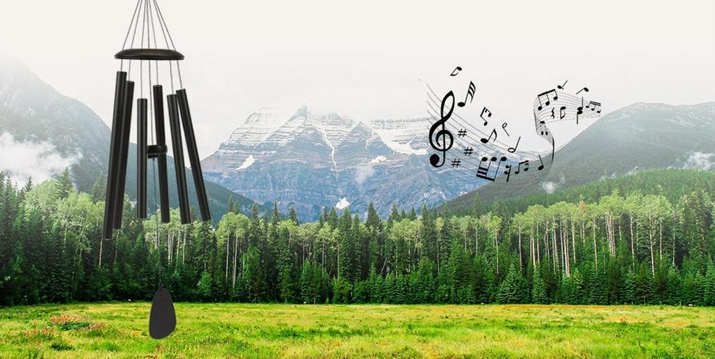 Relaxing Melody Wind Chime: Outdoor Décor Gift for Mom, Grandma, Housewarming, Wedding, Anniversary, Birthday