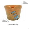 Resin Flower Pot, Plant Container, Centerpiece Unique, Ornament, Garden Decoration Holder