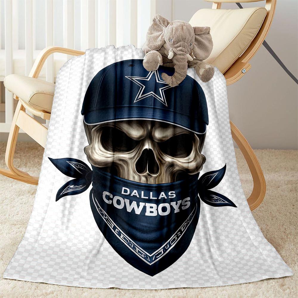 Dallas Blanket Warmthful Decor Suitable for Office Couch Livingroom All-Season Use Digital Print Ideal Gift for Friends Family Couples Picnic