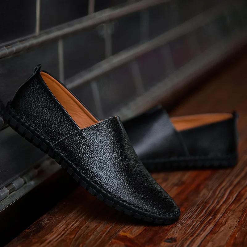 Fashion Plus Size Men Shoes Handmade Casual Loafers 38-50 Casual Shoes New Summer Pu Loafers Men Zapatos De Hombre