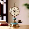 American Style Creative Retro Desktop Clock European Style Silent Clock Study Desk Decoration Home Decor Exquisite Gift