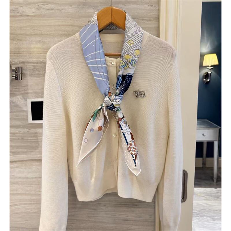 NINA SOLOR Fubao Cruise Silk Scarf