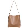 Bucket Bag for Women Large Capacity Genuine Leather Bag 2025 New Model Single Shoulder Crossbody Bag Versatile Commuter Tote High-end Niche
