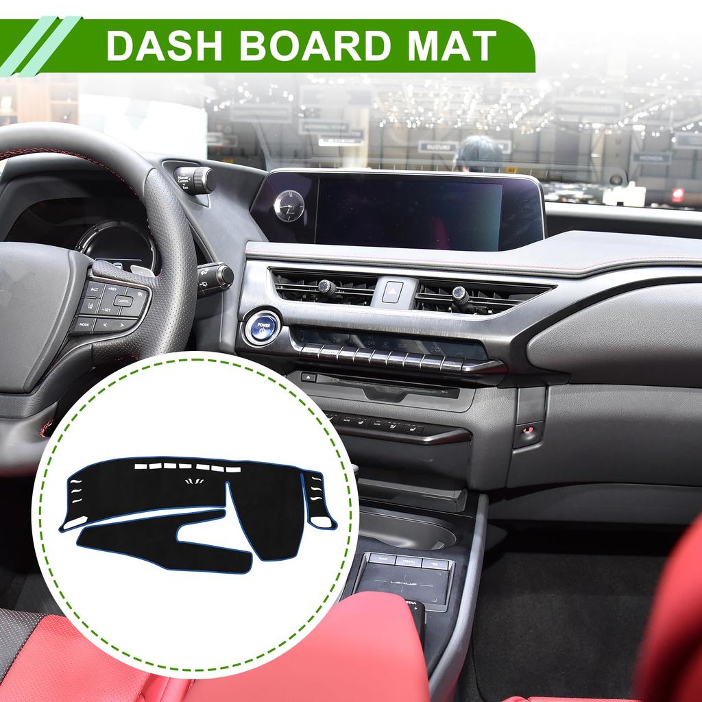 HOPESPANNER Dashboard Mat for Lexus UX Series Fits This black dash mat is and reduces Perfect for protecting your Lexus UX from scratches and other