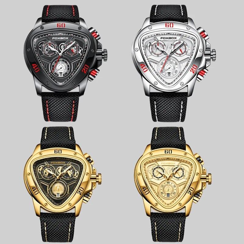 Top Brand Luxury Big Dial Chronograph Quartz Watch Men Sports Watches Military Male Wrist Watch Clock Man Relogio Masculino