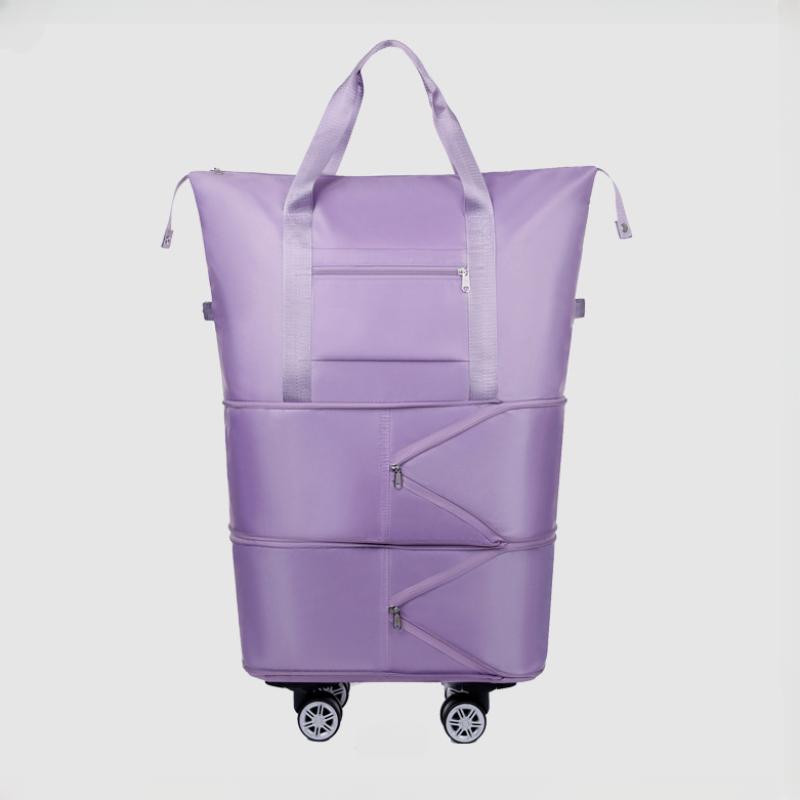 Abnehmbare, tragbare Gepäcktasche mit Universalrädern, Aufbewahrungstasche mit hoher Kapazität zur Trennung von Trocken- und Nassflüssigkeit, erweiterbare Reisetasche für Geschäftsreisen, Sport- und Fitnesstasche