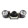 Modulo Fotocamera USB 5MP Webcam Fisheye 1080p Modello con Visione Notturna Ampio Campo Visivo per Progetti RPi
