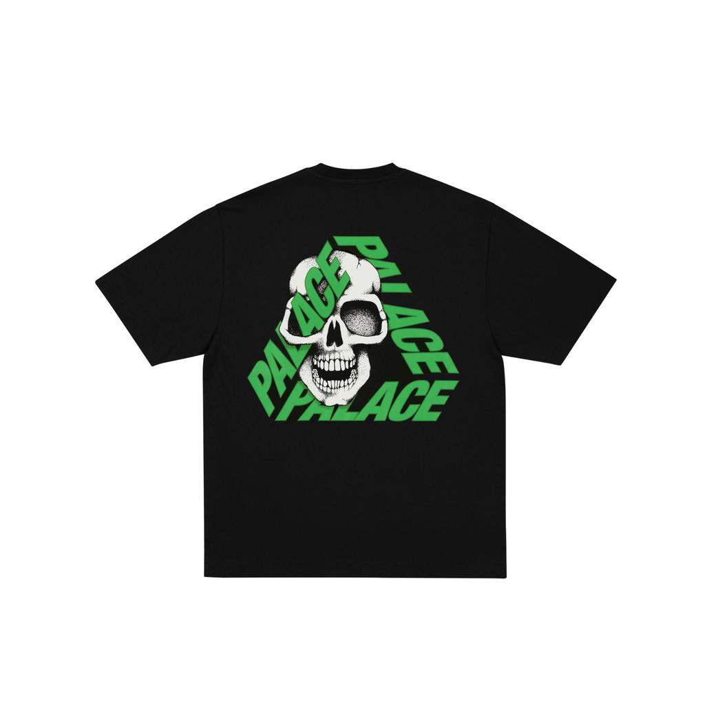 Palace P3 Skull T-Shirt Black Unisex Tops P28TS143