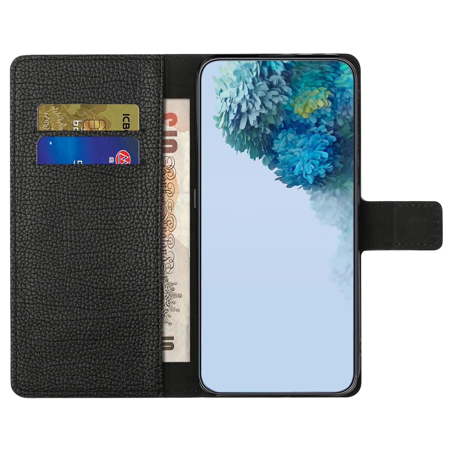 

For iPhone 16 Case Litchi Texture PU Leather Wallet Folio Flip Phone Cover